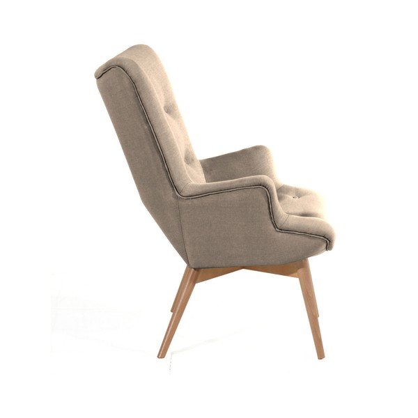 Poltrona Aiko marrone chiaro - Max Winzer-image-1