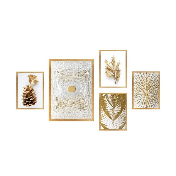 Set di 5 quadri 34x44 cm - Wallity
