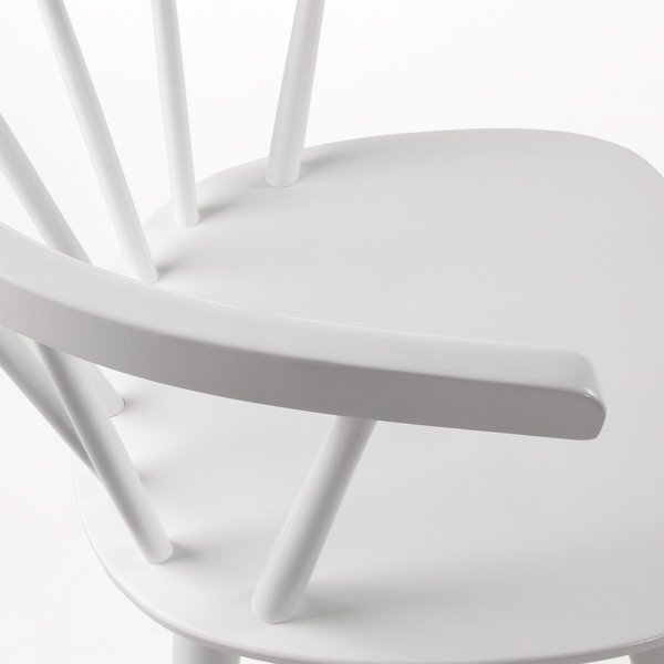 Set di 2 sedie da pranzo bianche Krise - La Forma-image-1
