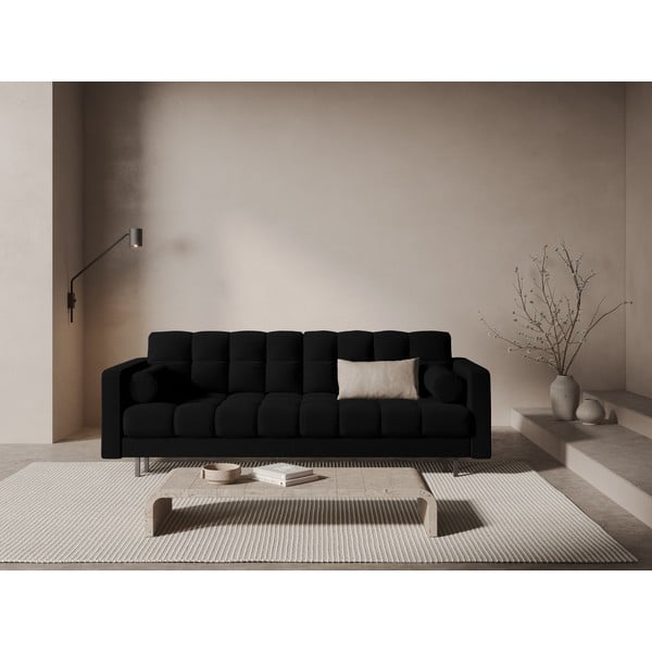 Divano nero allungabile/con contenitore 222 cm Bali – Cosmopolitan Design-image-1