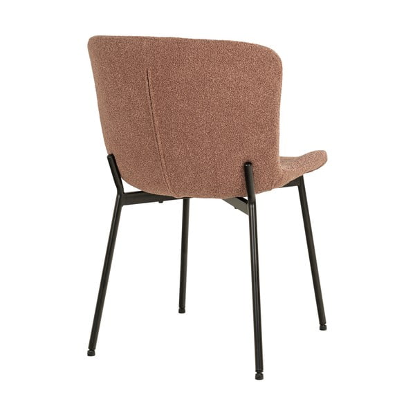 Sedie da pranzo color mattone in set di 2 pezzi Maceda - House Nordic-image-3