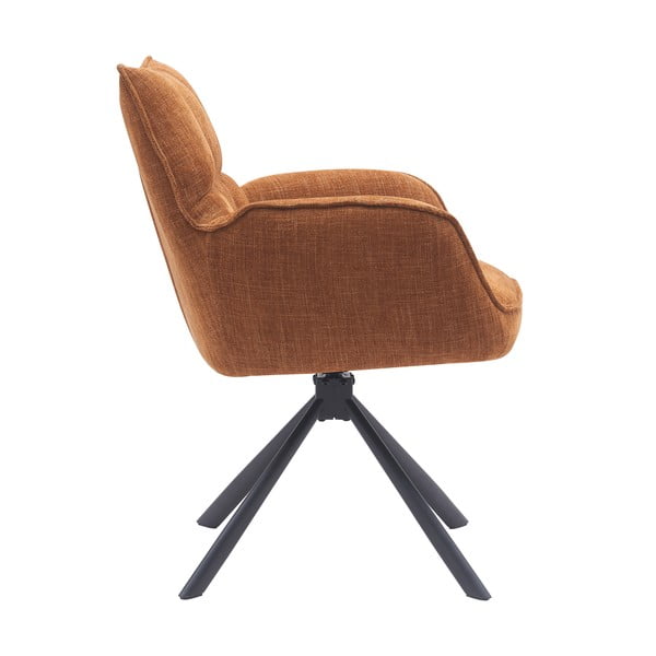 Set di sedie da pranzo arancione in imbottito 2 pz Marilla – Unique Furniture-image-2