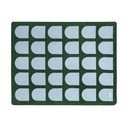 Coperta verde/blu 150x200 cm Gilli – noo.ma