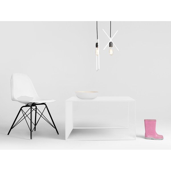 Tavolino in metallo bianco 80x80 cm 2Wall - CustomForm-image-3