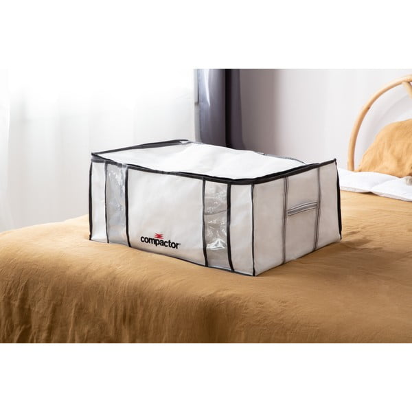 Organizer per vestiti sottovuoto/rinforzato in tessuto 65x45x27 cm Life – Compactor-image-1