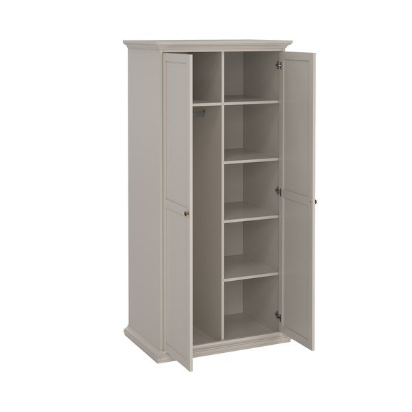 Armadio color crema 96x201x60,5 cm Paris – Tvilum-image-2