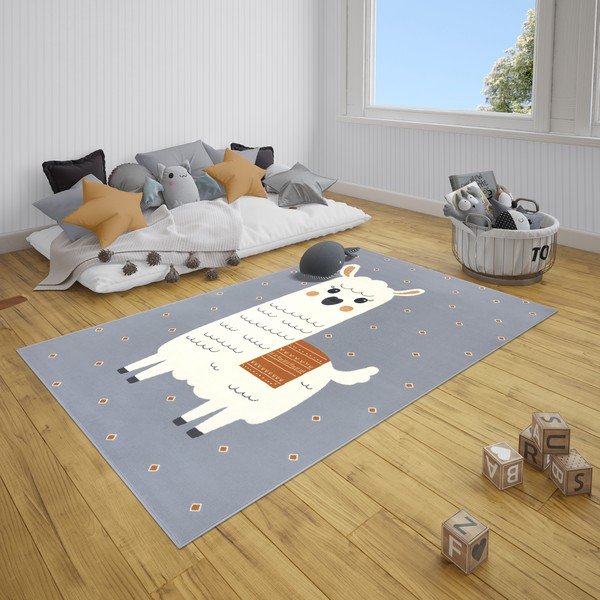 Tappeto per bambini Adventures , 80 x 150 cm Lama Monty - Hanse Home-image-1