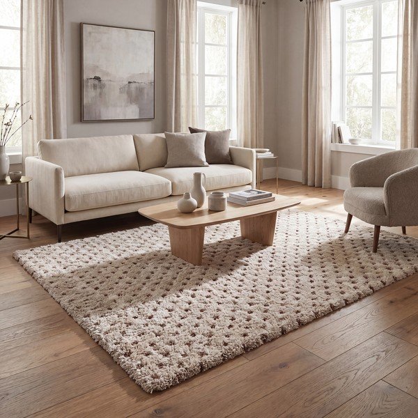 Tappeto beige 120x170 cm Ember – Universal-image-1