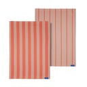 Set di 2 asciugamani in cotone 50x70 cm Stripes - Mette Ditmer Denmark