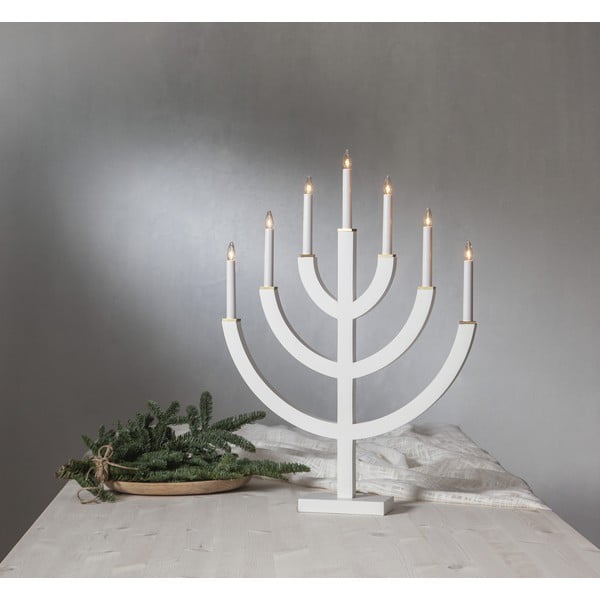 Decorazione luminosa bianca natalizia Anno - Star Trading-image-1