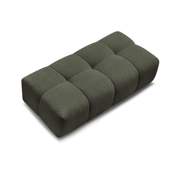 Poggiapiedi verde con rivestimento in ciniglia Everest – Bobochic Paris-image-4