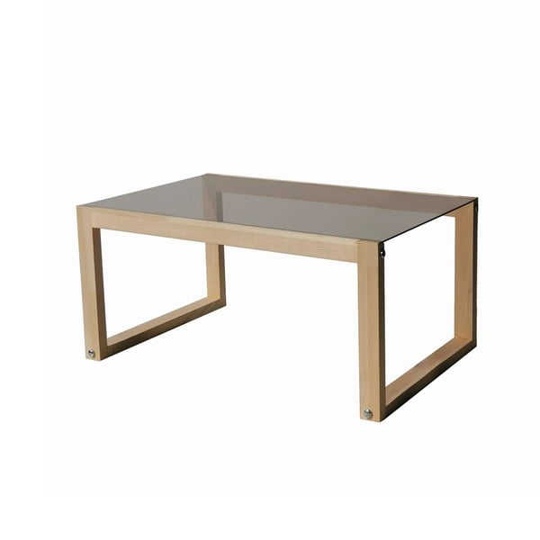 Tavolino in colore naturale 55x85 cm Via - Neostill