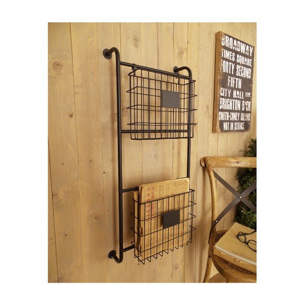 Nástěnný držák na časopisy Orchidea Milano Country, výška 92 cm