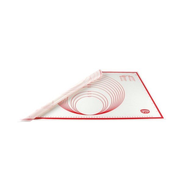 Teglia in silicone rosso e bianco, 60 x 40 cm Flexxibel Love - Dr. Oetker-image-1