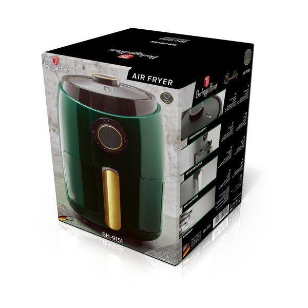 Friggitrice ad aria verde scuro Emerald Collection - BerlingerHaus-image-2