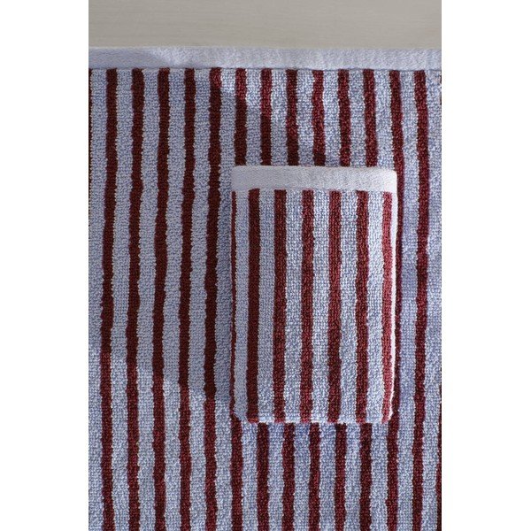Set di asciugamani burgundy/azzurri in cotone 2 pz 30x50 cm Dixie – Jotex-image-1