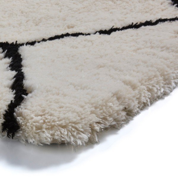Tappeto bianco e crema Dark, 200 x 290 cm Morocco - Think Rugs-image-3