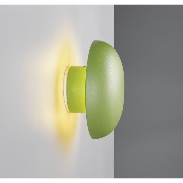 Lampada da parete LED verde con ricarica USB Davey – Reality-image-1