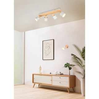 Faretti in colore bianco-naturale ø 9 cm Shanti - Trio