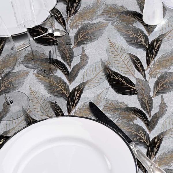 Tovaglia adatta per pulizia con panno umido 140x240 cm Oralia – douceur d'intérieur-image-1