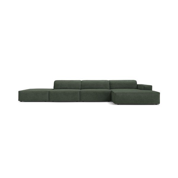 Divano angolare componibile color petrolio (con penisola a destra/con chaise lounge) Jodie – Micadoni -image-2