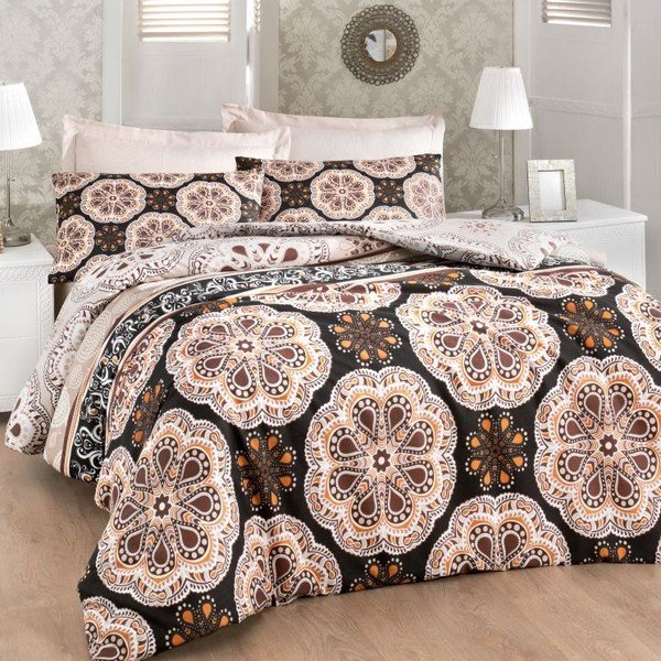Povlečení Classy V1 Brown, 200x220 cm