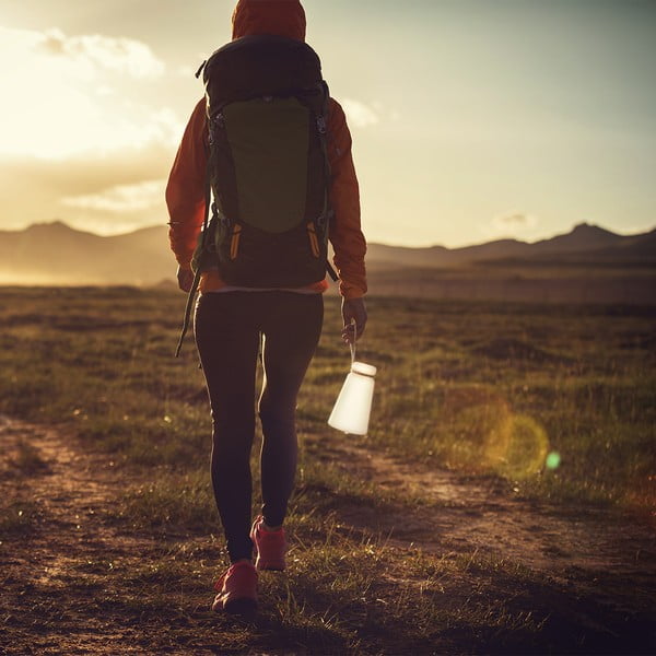 Lampada da tavolo LED bianco-marrone (altezza 20 cm) Bruno - Fischer & Honsel-image-1