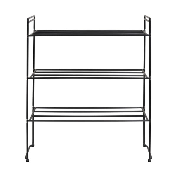 Scarpiera nera in metallo Swansea - House Nordic-image-1