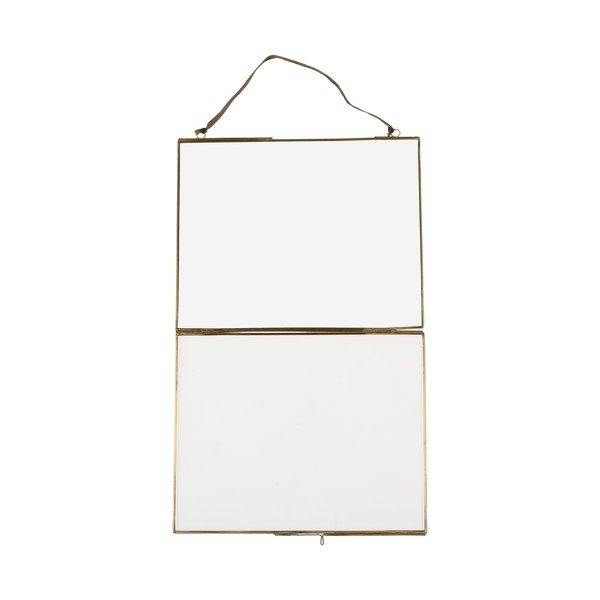 Cornice da parete in metallo dorata 25x20 cm - Rex London-image-3