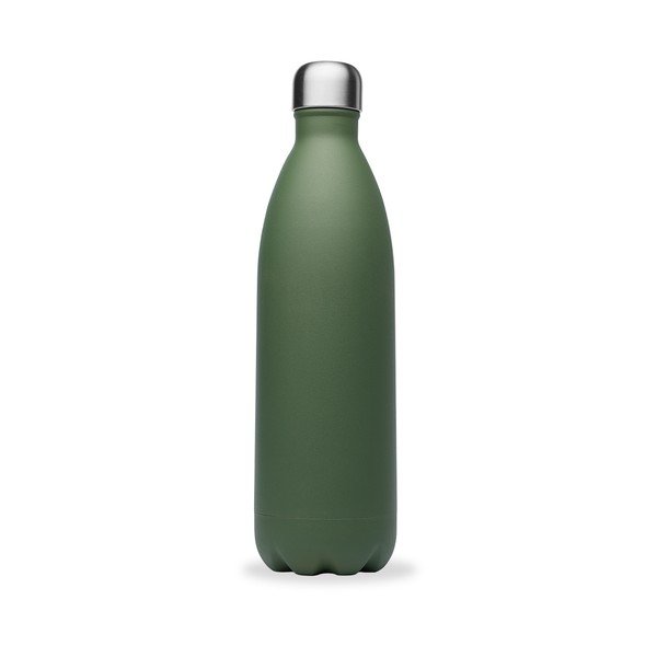 Bottiglia verde da viaggio in acciaio inox da 1 l Granite - Qwetch-image-2