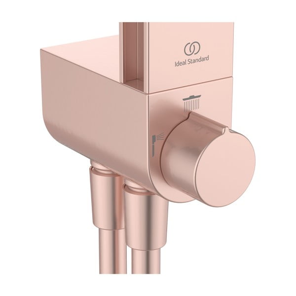 Set rubinetteria da doccia in metallo rosa chiaro 110 cm ALU+ - Ideal Standard-image-2
