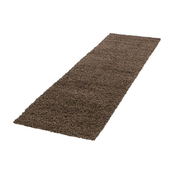 Passatoia marrone scuro 80x250 cm Life – Ayyildiz Carpets