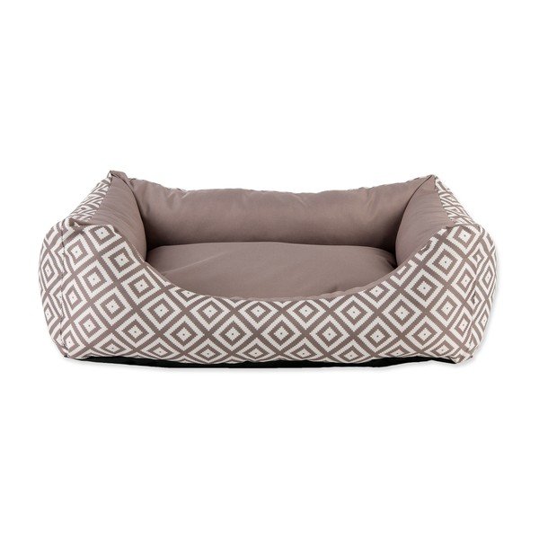 Letto per cani in peluche marrone chiaro 75x90 cm Dog Fantasy DeLuxe - Plaček Pet Products