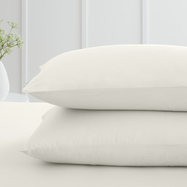 Federe per cuscino in set in percalle di cotone 2 pz 50x75 cm Cotton Percale – Bianca-image-1