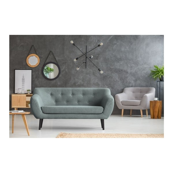 Divano Piemonte verde menta, 158 cm - Mazzini Sofas-image-3