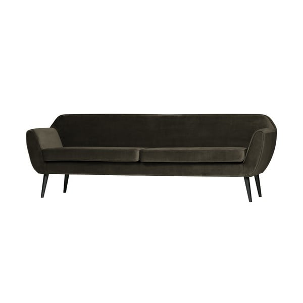 Divano in velluto verde scuro, 230 cm Rocco - WOOOD-image-2
