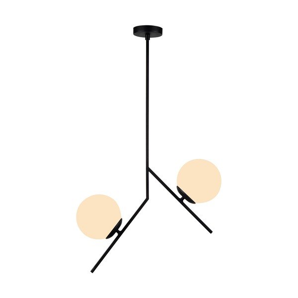 Apparecchio a sospensione nero, altezza 74 cm Diagonal - Squid Lighting