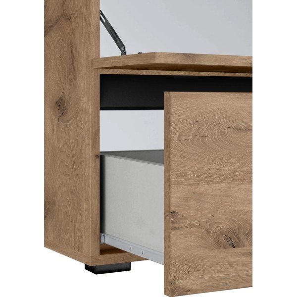 Mobile effetto rovere per lavabo da parete 60x55 cm Wisla - Støraa-image-1