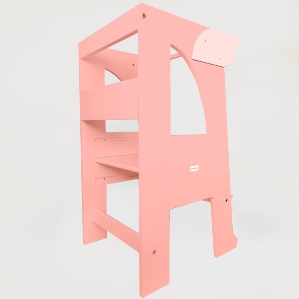 Barra rosa anteriore alla torre di apprendimento Montessori - Rocket Baby-image-1