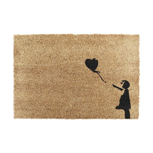 Zerbino in cocco 40x60 cm Girl With a Ballon - Artsy Doormats