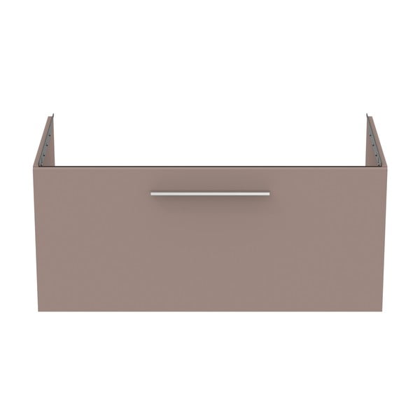 Mobile per lavabo grigio e beige a sospensione 100x44 cm i.Life B - Ideal Standard-image-1