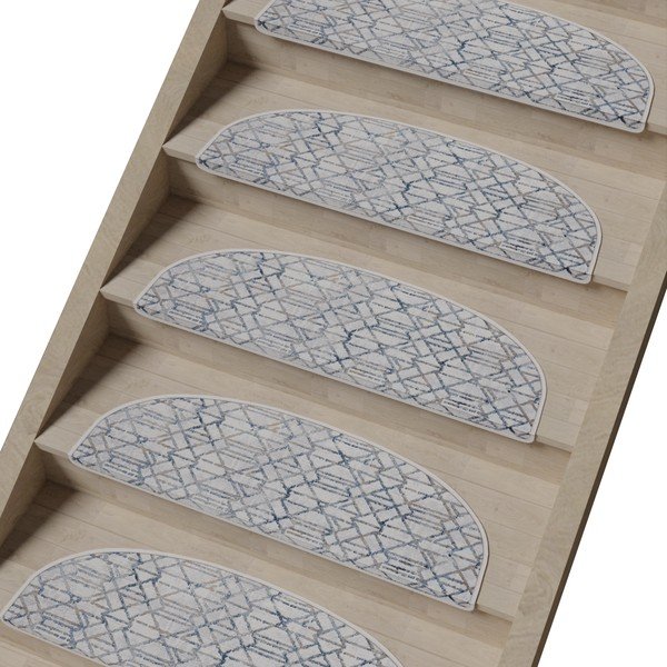 Gradini grigi in set da 16 pezzi 20x65 cm Cottage Warmth - Vitaus-image-1