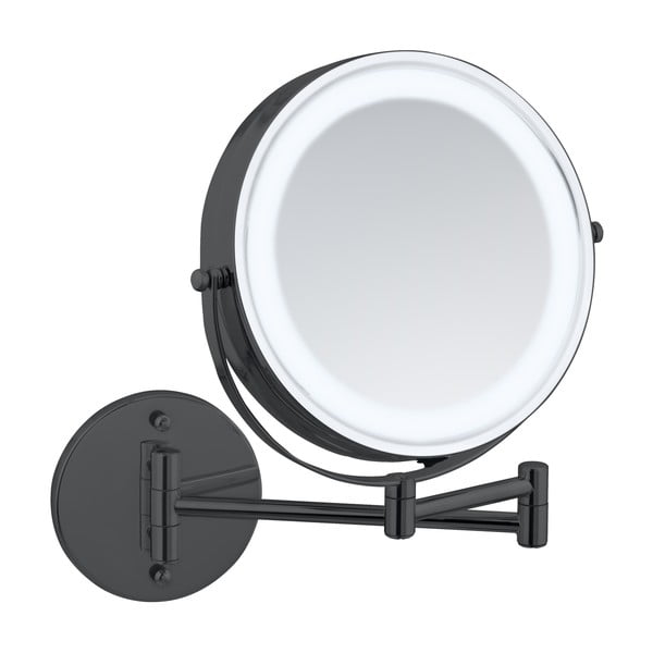 Specchio per make-up con illuminazione/con ingrandimento (con ingrandimento 5x) ø 25,5 cm Lumi – Wenko-image-1