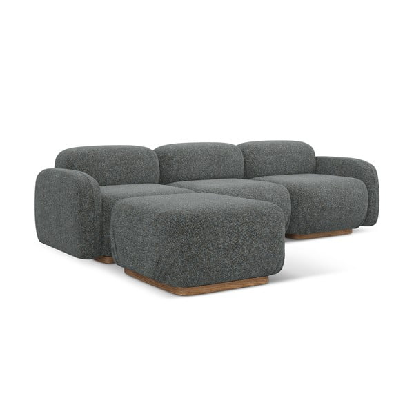 Divano angolare componibile grigio (con composizione variabile) Ailani – Makamii-image-3