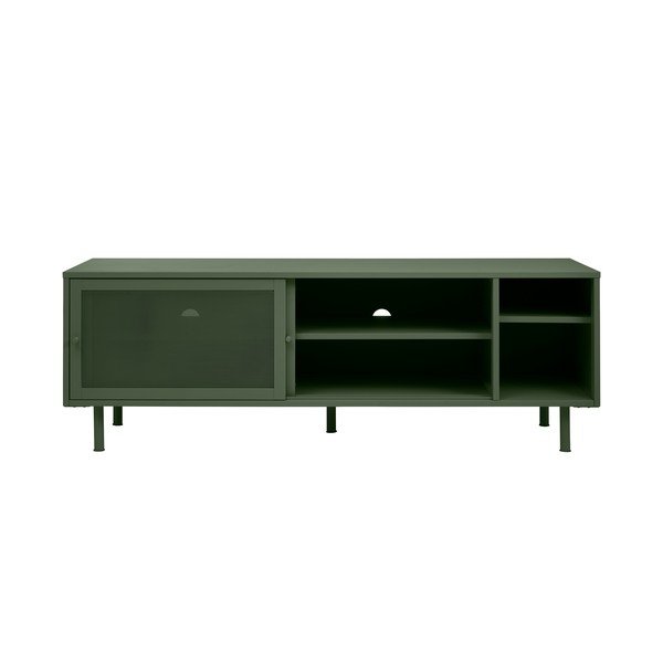 Mobile TV in metallo verde scuro 160x55 cm Veep - Unique Furniture-image-3