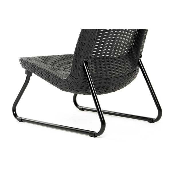 Set da giardino in rattan artificiale grigio scuro per 2 persone Rio - Keter-image-2
