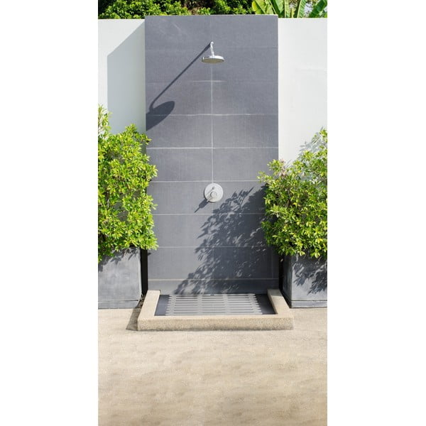 Tappeto da bagno in plastica beige 50x80 cm - Wenko-image-1