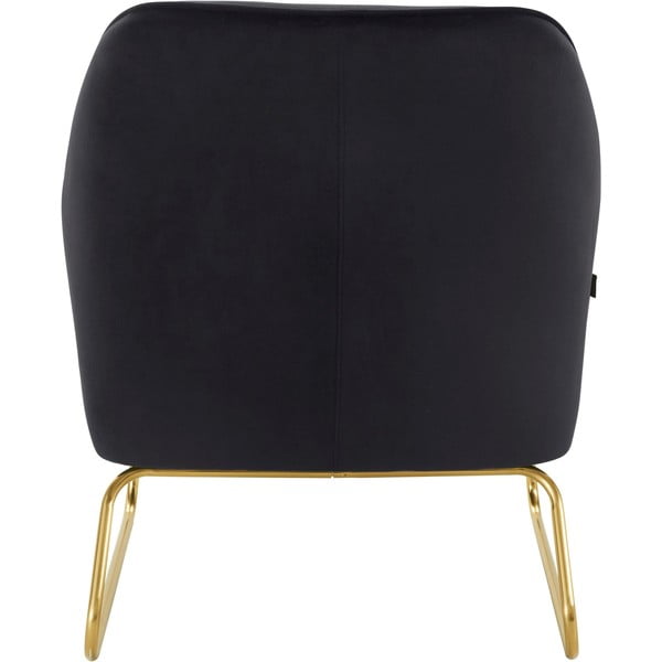 Poltrona in velluto nero Joshua - Støraa-image-2