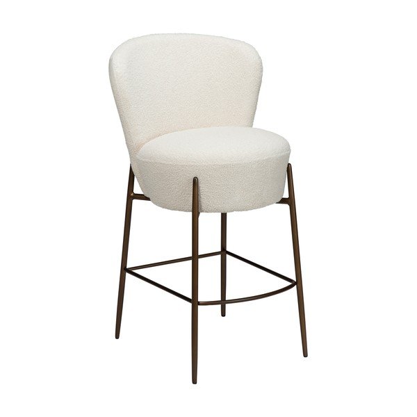 Sgabello da bar grigio chiaro (altezza della seduta 68 cm) Orbit – DAN-FORM Denmark