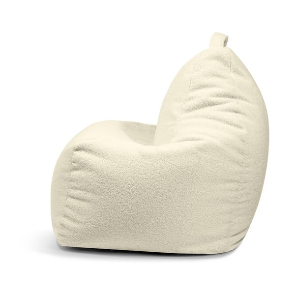 Puof a sacco marrone con rivestimento in bouclé Play Amuse – SLOWDOWN-image-3